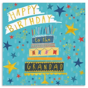 Grandad Cake Birthday Card